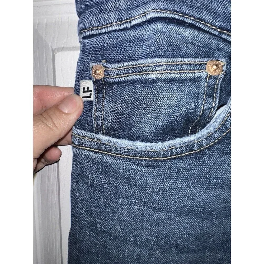 LOVERS AND FRIENDS River Verona Stretch Denim Low Rise Ultra Flare Jeans